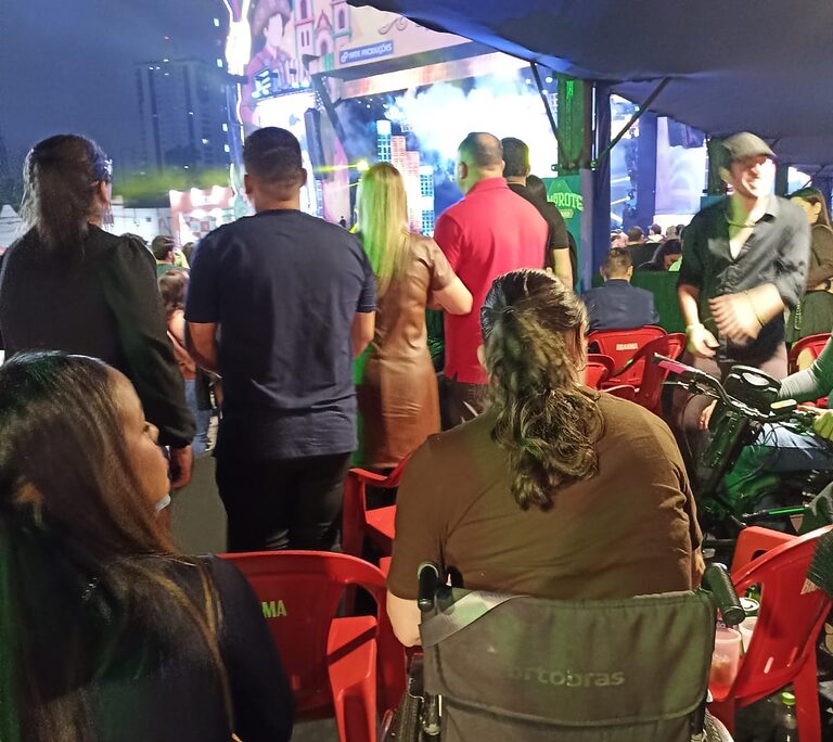mais de 3 mil pessoas PcD’s contempladas no Camarote da Acessibilidade